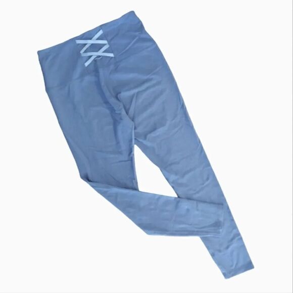 Beyond Yoga Purple High Waist Lace Up back Detailing Leggings Large - Picture 7 of 14